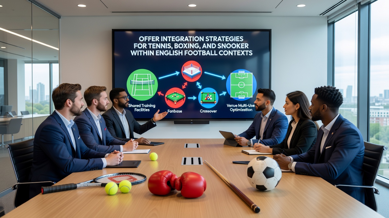 Boxing ring and snooker table merged with football pitch imagery illustrating integrated betting promotions