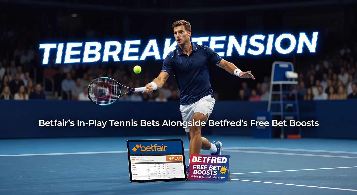 Intense tennis tiebreak moment with players locked in a fierce rally on court